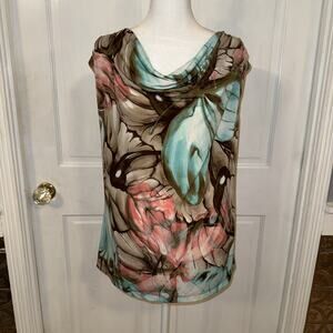Women’s Dressbarn sleeveless cowl-neck blouse Size XL